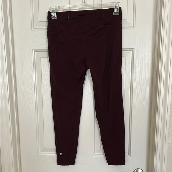 Sweaty Betty Deep Purple Yoga Pants with Tapered Legs SZ m - Picture 4 of 11